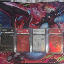 Zekrom Victini Reshiram victini BWR Ace 10 Pokemon TCG Card SEQUENTIAL SET - Image 2