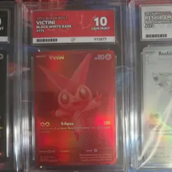 Zekrom Victini Reshiram victini BWR Ace 10 Pokemon TCG Card SEQUENTIAL SET - Image 4