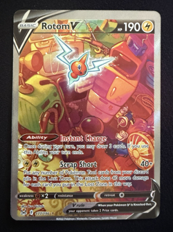 Rotom V 177/196 Lost Origin Ultra Rare NM Pokemon Card - Image 1