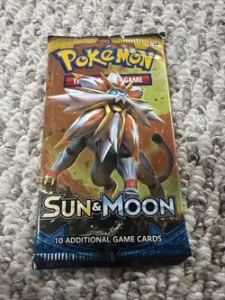 Pokemon Sun & Moon Base Booster Pack - 10 Cards New Factory Sealed 820650801945 - Image 2