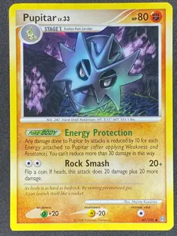 Pokemon Pupitar 47/100 SF Stormfront LP/NM - Image 1