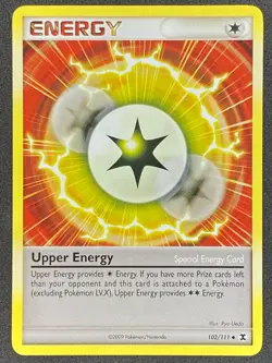 Pokemon Upper Energy 102/111 RR Rising Rivals NM - Image 1