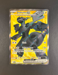 Zekrom ex 158/086 Black Bolt Ultra Rare Full Art Holo - Image 1