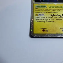 Ampharos 105/123 Reverse Holo Rare HeartGold & SoulSilver Pokemon 2010 LP - Image 3