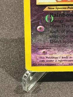 Pokemon TCG Southern Islands Mew #1 Reverse Holo ENG HP - Image 2