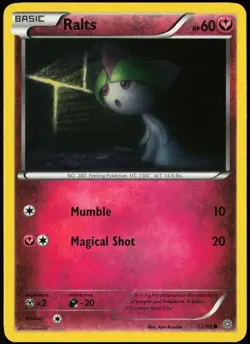 Pokemon TCG Ralts 52/98 Common Ancient Origins - Image 1