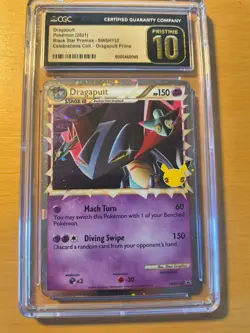 Dragapult Pokemon 2021 Black Star Promos SWSH132 CGC Pristine 10 - Image 1