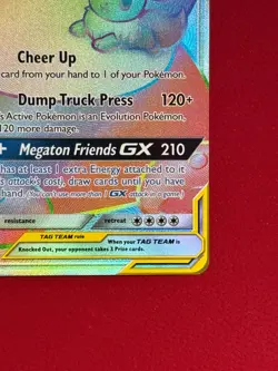 Pokemon TCG Eevee & Snorlax GX SM Team Up 191/181 Secret Rare Full Art Holo (NM) - Image 5