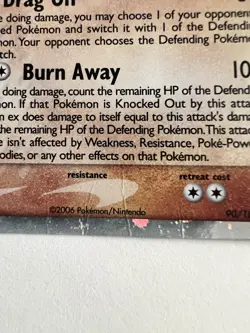 Pokemon TCG Blaziken ex 90/100 with SWIRL Crystal Guardians Holo Rare MP/HP - Image 4