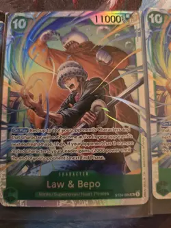 One Piece | Law & Bepo | ST24-004 | Super Rare (SR) | NM - Image 1