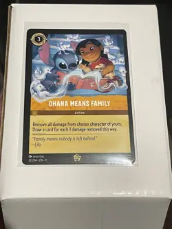 Disney Lorcana Ohana Means Family 32/204 Legendary - Image 1