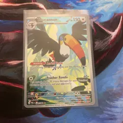 Toucannon 094/084 Illustration Rare IR Pokemon Pitch Black NM English FREE SHIP - Image 1