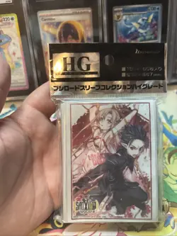 Bushiroad HG Vol.2316 Sword Art Online Asuna & Kirito Sleeves 60 ct new sealed - Image 2