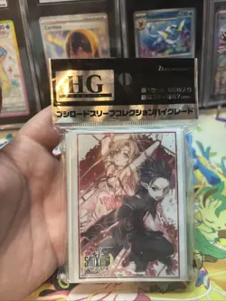 Bushiroad HG Vol.2316 Sword Art Online Asuna & Kirito Sleeves 60 ct new sealed - Image 3