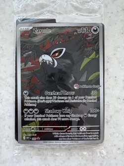 Pokemon TCG Zarude MEP 088 Pokemon Center Stamped Promo - Sealed - Pitch Black - Image 2