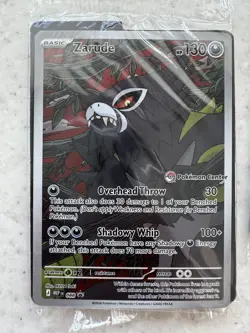 Pokemon TCG Zarude MEP 088 Pokemon Center Stamped Promo - Sealed - Pitch Black - Image 3
