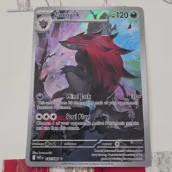 Pokemon TCG Zoroark White Flare 2025 IR Holo Rare Card 143/086 NM - Image 1