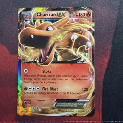 Pokemon TCG Charizard EX Flashfire Holo Ultra Rare Card 11/106 - Image 1