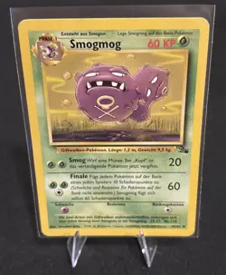 Rare Vintage Weezing Smogmog 45/62 Fossil German Pokemon Card MP+ - Image 1