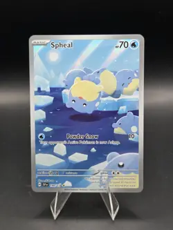 Spheal 199/191 Sv08: Surging Sparks Holo Illustration Rare NM 2024 Pokemon Card - Image 1