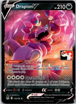 Drapion V Ultra Rare Prize Pack Series Cards 118/196 NM Holo - Image 1