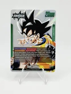 Son Goku SB02-033 Silver Leader Manga Booster 02 Dragon Ball Card English - Image 1