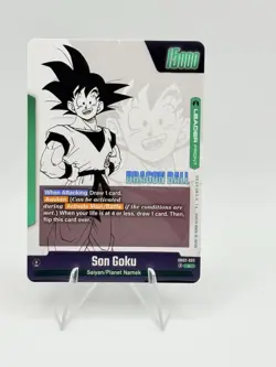 Son Goku SB02-033 Silver Leader Manga Booster 02 Dragon Ball Card English - Image 2
