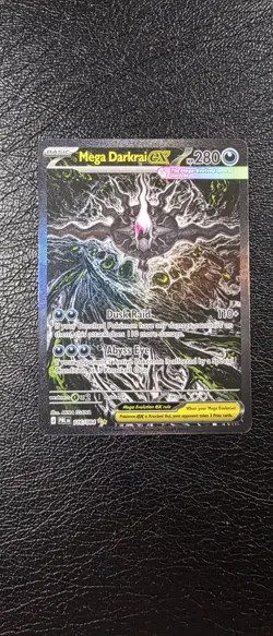Mega Darkrai EX 116/084 Pitch Black Special Illustration Rare - BEAUTIFUL CARD - Image 1