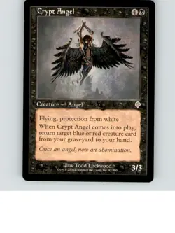 Crypt Angel 97 Rare Invasion Lightly played b1-195 MTG - Image 1