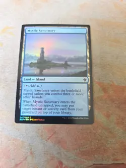 Mystic Sanctuary FOIL Throne Of Eldraine MTG LP - Image 1