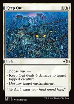 Keep Out x4 4x FOIL Lorwyn Eclipsed ECL NM MTG - Image 1