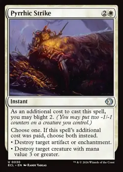 Pyrrhic Strike x4 4x FOIL Lorwyn Eclipsed ECL NM MTG - Image 1