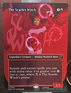 The Scarlet Witch (Borderless) Marvel Super Heroes Regular - Image 1