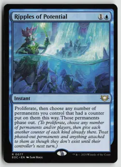 Ripples of Potential LP 77 Commander: Edge of Eternities Magic: The Gathering - Image 1
