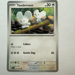 Tandemaus and Maushold 4 Card Lot ~cute cards~ Pokemon TCG - 1 Reverse Holo - Image 2