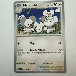 Tandemaus and Maushold 4 Card Lot ~cute cards~ Pokemon TCG - 1 Reverse Holo - Image 4