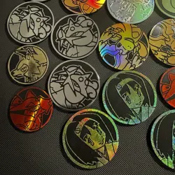 22x Pokemon Coins Lot Offical TCG Coin - Image 5