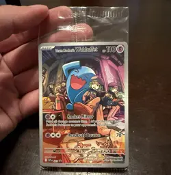 Pokemon TCG Team Rocket's Wobbuffet 203 Destined Rivals ETB - Image 1