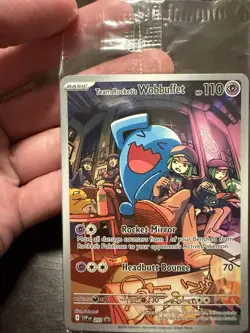 Pokemon TCG Team Rocket's Wobbuffet 203 Destined Rivals ETB - Image 4