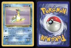 Lapras 25/62 Fossil Unlimited HP/DMG Pokemon - Image 3