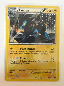 Luxray 46/99 Holo Rare Next Destinies Pokemon Lightly Played 2012 - Image 1