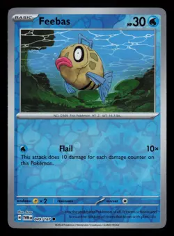 Feebas 049/167 Common Twilight Masquerade Pokemon Reverse Holo Near Mint - Image 1