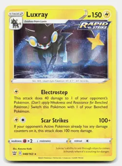 Luxray 048/163 Holo Rare Battle Styles Pokemon Holo NM - Image 1