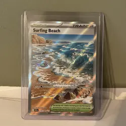 Surfing Beach 114/086 - Ultra Rare Chaos Rising Pokemon Holo NM - Image 1