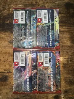 Pokemon XY Breakthrough 4 Booster Pack Art Set Factory Sealed - Image 2