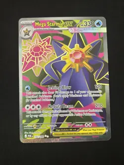 Mega Starmie ex 102/088 Me03: Perfect Order Holo Pokemon TCG - NM - Image 1