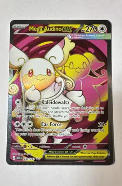 Pokemon TCG Mega Audino ex 253/217 Ascended Heroes Secret Rare NM - Image 1