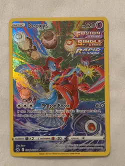 Pokemon TCG Deoxys GG12/GG70 Ultra Rare Crown Zenith Galarian Gallery - Image 1