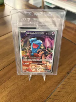 Team Rocket's Wobbuffet 203 SV Scarlet & Violet Promo Holo English SEALED - Image 1