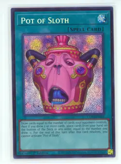 Yu-Gi-Oh - Pot Of Sloth - CORI-EN061 - Secret Rare - LP - Image 1